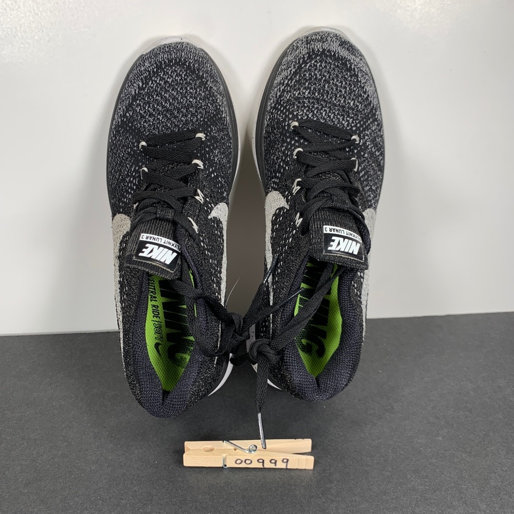 Nike Flyknit Lunar 3 Athletic Running Training Sneakers Womens 8 tennis shoe EUC - Picture 13 of 16